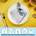 thumbnail image 6 of WYYP Blue Heron Watercolor Painting Cloth Napkin Reusable for Farmhouse Party Dining Table Decor 2 PCS, 6 of 7