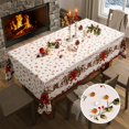 thumbnail image 1 of Outdoor Christmas Decorations Table Cloth Christmas And Anti Tablecloth Creative Printed Dining Table Mat Coffee Table Cloth Festive Atmosphere Decoration Disposable Thickened Tablecloth, 1 of 6