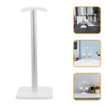 thumbnail image 1 of TABLZONE Aluminum White Desktop Headset Stand Easy Carry Detachable Tabletop Holder, 1 of 7