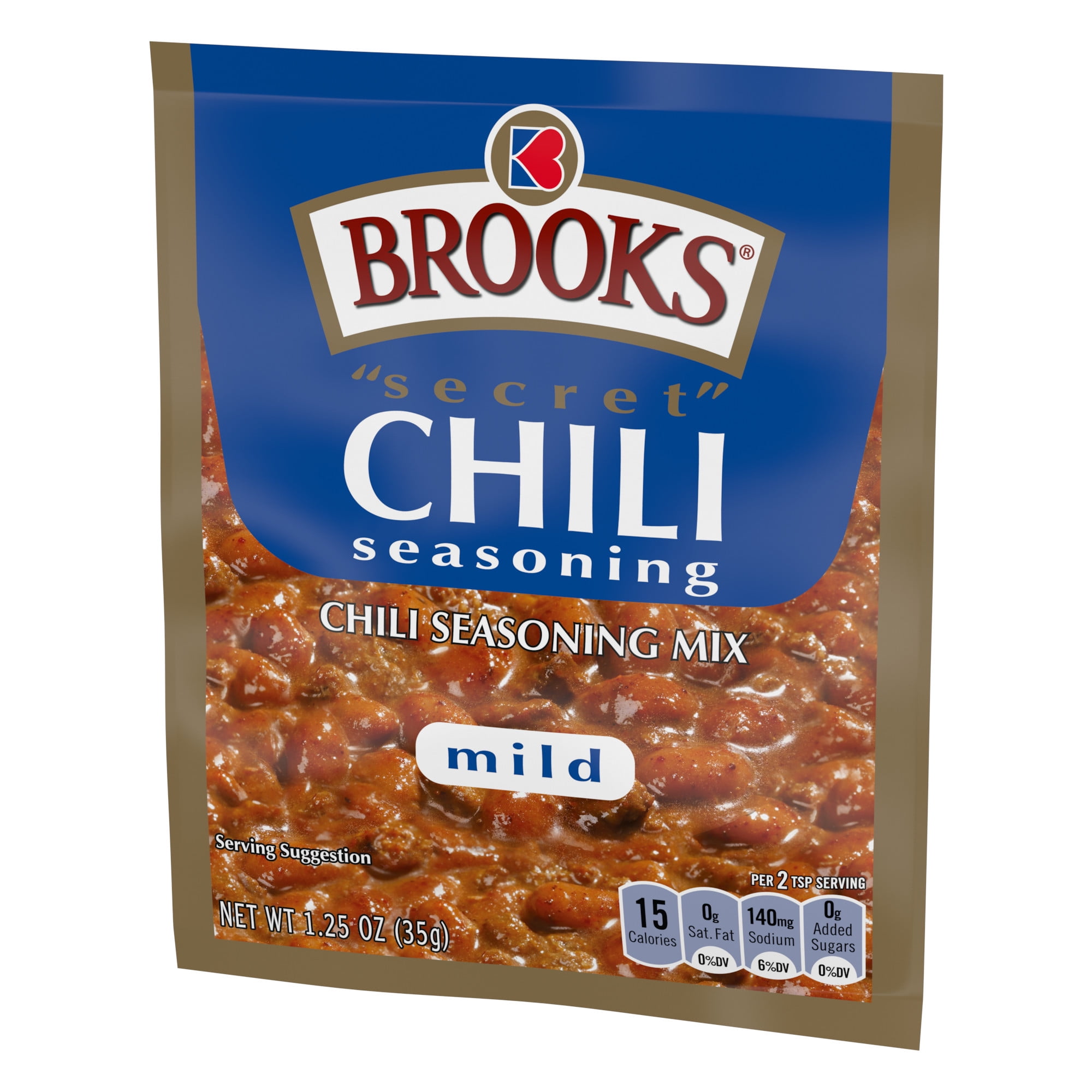 Brooks Secret Chili Seasoning Mix, Mild,