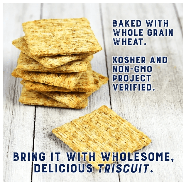 Triscuit Dill Sea Salt & Olive Oil Snacking Crackers, 200g (3 Pack)