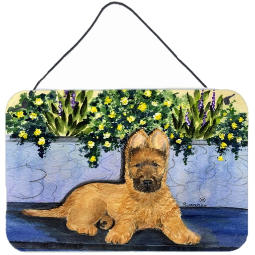Carolines Treasures SS8180DS812 Briard Indoor Aluminum Metal Wall or Door Hanging Prints, 8 x 12", Multicolor