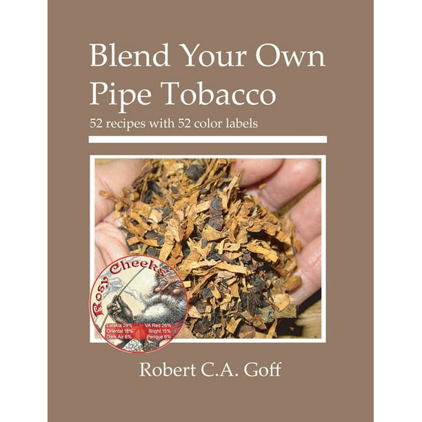 Blend Your Own Pipe Tobacco 52 recipes with 52 color labels