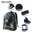 thumbnail image 5 of Haiem Forest River Bald Eagle Backpack - Stylish and Durable 15-inch Laptop Backpack with Waterproof Oxford Fabric, 5 of 8