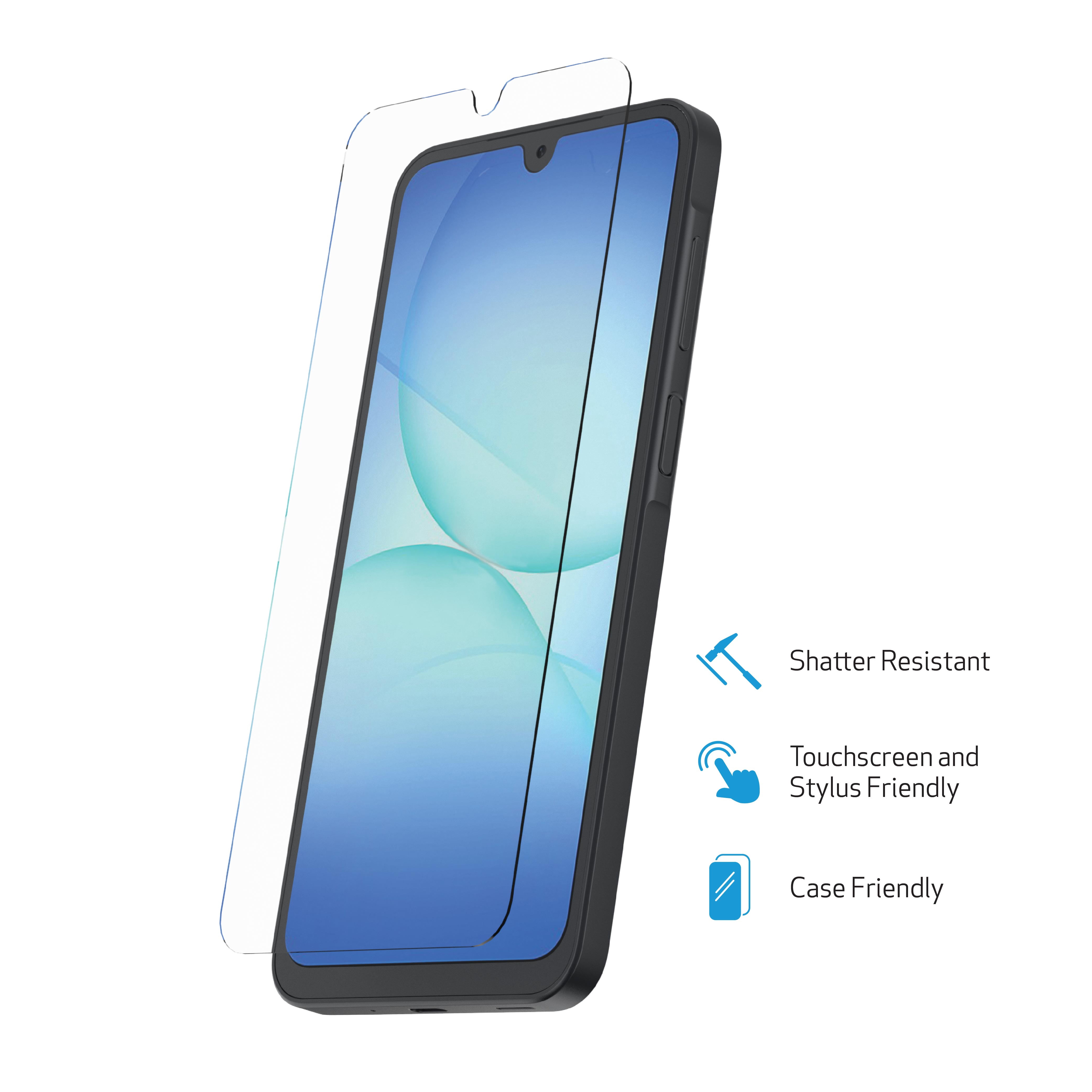 DuraGlass Tempered Glass Screen Protector with Quick Installation Tray for Samsung Galaxy A17 5G