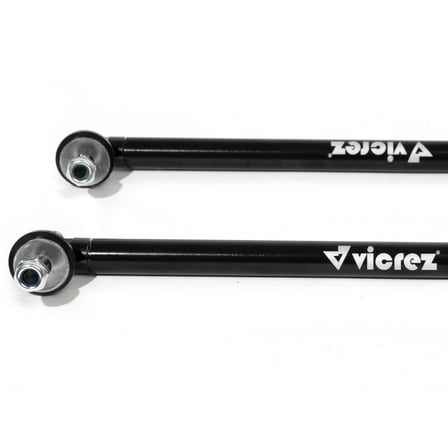 Vicrez Premium Adjustable 11" Splitter Support Rods vz101252 - Black