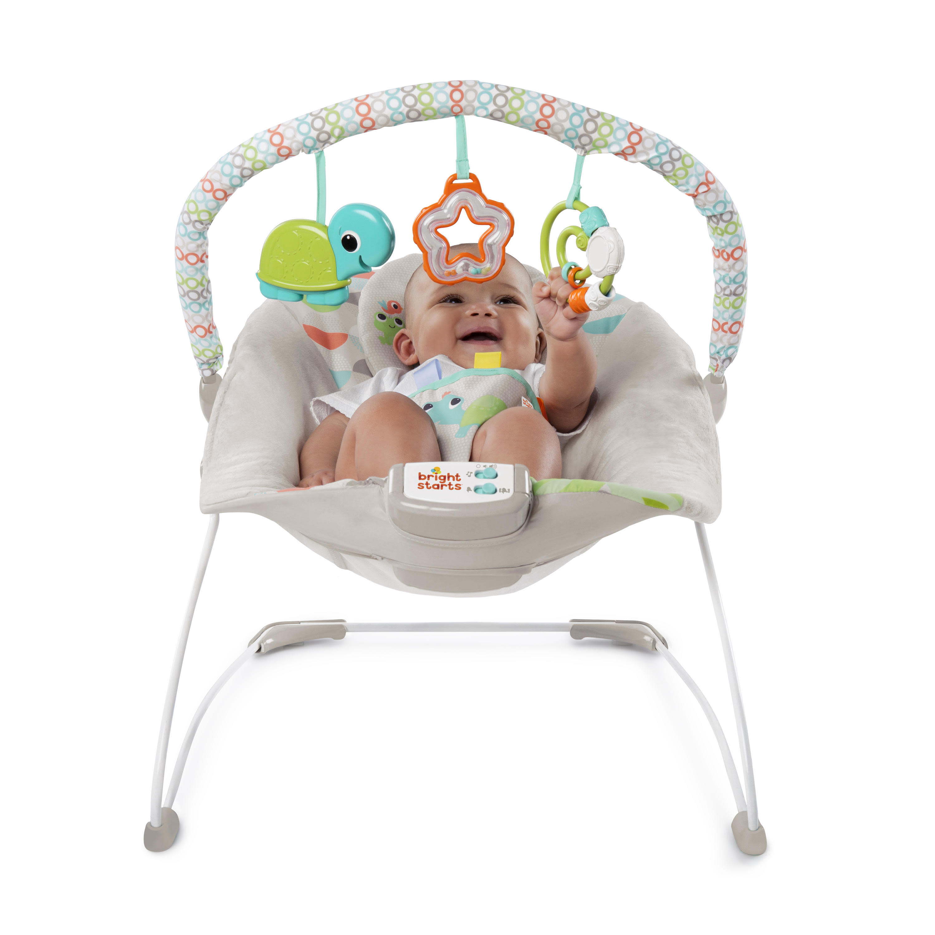 bright starts giggle & see safari bouncer