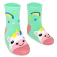 thumbnail image 5 of TeeHee Little Girls and Toddler Cute Novelty and Fashion Cotton Crew Socks 18 Pair Pair Gift Box (9-10 Years, Cute Animals), 5 of 11