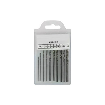 

Sufanic Mini Hand Drill With Keyless Chuck 10Pcs 0.8mm-3.0mm HSS Drill Bits For DIY Tool