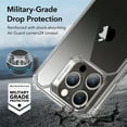 thumbnail image 5 of ESR Air Armor Case, Compatible with iPhone 15 Pro Max, High Strength Drop Protection, Shock-Absorbing Corners, Clear, 5 of 8