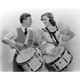 thumbnail image 1 of Strike the Band 1940 Mickey Rooney & Judy Garland play drums 8x10 inch photo, 1 of 1