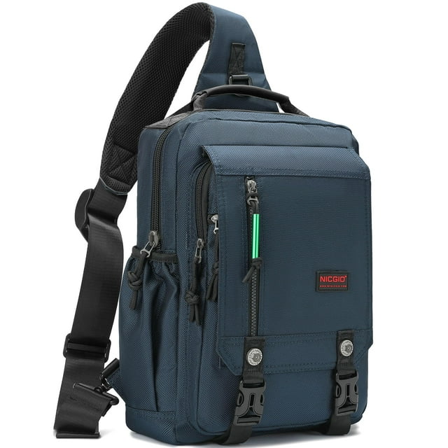 Mochila bandolera NICGID para el pecho y el hombro para portátil de 14,1 pulgadas