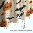 thumbnail image 6 of Vintage Halloween Icons Pattern Shower Curtain 36"x72" ,Bathroom Decorative Shower Curtains Set with 12 Hooks,Modern Waterproof Washable Shower Curtain, 6 of 6