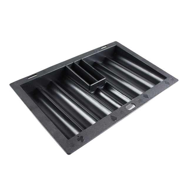 Miangastore Plateau de Jetons de Poker Plateau de Jetons de Table Support de Jetons de Poker Plateau de Jetons en Plastique