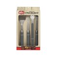thumbnail image 2 of Expert Grill Stainless Steel 4-piece BBQ Tool Set with Soft Grip Handles, 2 of 37