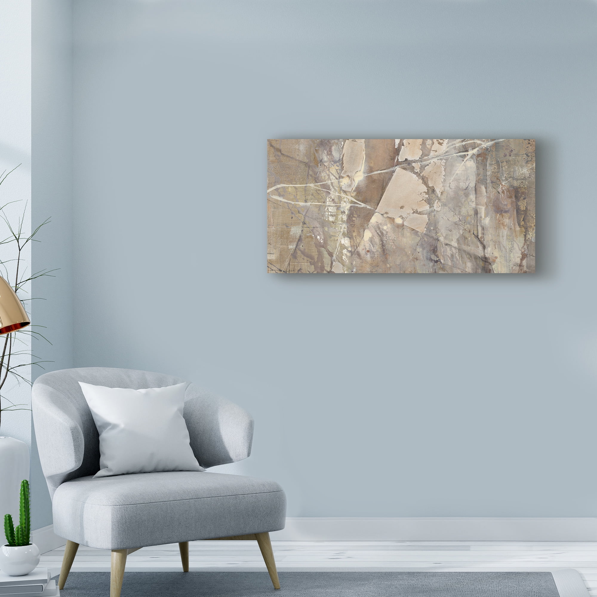 Trademark Fine Art 'Silver II Crop' Canvas Art by Albena Hristova