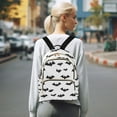 thumbnail image 7 of ALAZA Bat Silhouettes Womens Travel Laptop Backpack Large Daypack Ladies Shoulder Bags M, 7 of 7