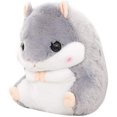 thumbnail image 3 of 2 en 1 hermosa y linda almohada de hámster de peluche con manta de lana regalo súper divertido y dulce para niños y novia 40cmX30cm Vhermosa, 3 of 8