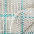 thumbnail image 2 of Scrubber Dish Cloths Collection Windowpane, 12x12, Aqua 6 Count, 2 of 8