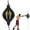 Black, variant on Double End Ball, EEEkit Boxing Speed Dodge Training Ball Leather Punch Bag Hanging Speed Ball for Gym Boxing Speed Training, Includes Cord, Stress Relief Exercise Equipment, Adult Teenagerss
