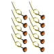 thumbnail image 1 of Luces de remolque LED para camiones Unique Bargains 12V, luces de marcador redondas de plástico impermeables amarillas, 10 piezas, 1 of 7