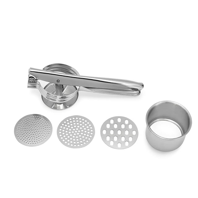 Exprimidor Manual De Patatas Y Ricer De Acero Inoxidable, Exprimidor De Patatas, Máquina De Suplemento De Alimentos Para Bebés, Herramientas De Cocina Multifuncionales Speravity HA020728-00