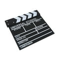 thumbnail image 2 of Wooden Director Scene Clapperboard TV Movie Clapper Board Film Cut Prop, 2 of 8