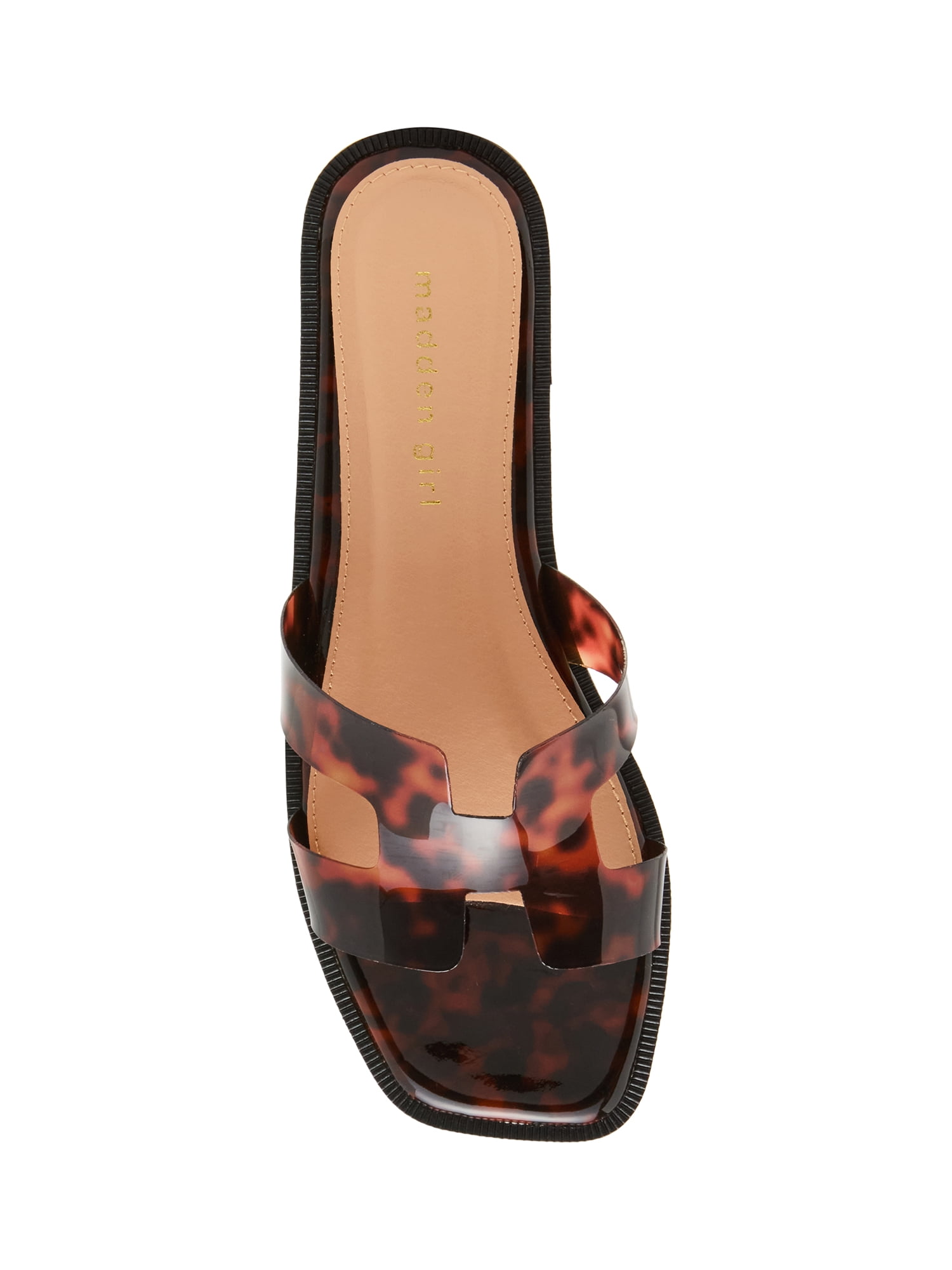 Madden Girl Women's Hailey Flat Slide Sandal