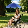thumbnail image 6 of Universal Parasol Sunshade UPF 50+ 360° Rotating Tilt Portable Sun Umbrella for Round Oval Tube Chairs Bikes Wheelchairs 30.7 x 26 Inch, 6 of 9