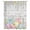 Pink Blue Green Ivory, variant on Easter Eggs Sheer Curtains 96 Inches Long, Spring Daisy Eucalyptus Leaves Vintage Light Filering Curtains, Privacy Drapes Simi Floor to Veiling Curtain for Living Room Bedroom Large Window Treatment