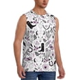 thumbnail image 2 of Fotbe Cowboy Men's Camiseta sin Mangas Estampada para Hombres, Playera Casual para Gimnasio, Entrenamiento, Playa-Medium, 2 of 7