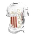 thumbnail image 4 of oqasdz T Shirts Men's Knit Short Sleeve 1776-2026 Graphic Casual Comfortable Tee Celebration Independence Day Freedom T Shirt, 4 of 6
