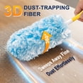 thumbnail image 2 of Heavy Duty Duster Refills, 24 Count Duster Refills with Handle, Multisurface 360° Dusters with 4X Microfibers, 2 of 8