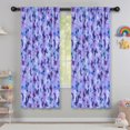 thumbnail image 5 of Blackout Kids Curtains,Purple Butterfly Pattern Childrens Insulated Curtains Set Of 2,Bedroom Essentials,Toddler Room Decor 42"x63", 5 of 5