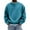 F3-Sky Blue, variant on Nokdvo Men's Crewneck Casual Sweatshirt Long Sleeve Solid Color Sweat Shirts Crewneck New X Decoration Shirts Casual Basic Thermal Relaxed Fit Tops,Turquoise M