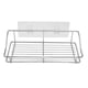 thumbnail image 5 of Estante de almacenamiento de acero inoxidable, organizador de estantes para cocina y baño con montaje en pared, diseño que ahorra espacio para apartamentos pequeños y organización del hogar., 5 of 7