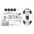 thumbnail image 3 of Chasis de coche RC Zulema Armaduras de chasis RC 1:16 para WPL CB05SJCJ CB05, 3 of 8