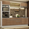 thumbnail image 2 of Cocina Integral 270cm Glamy Madesa 10 Blanco/Marrón, 2 of 9