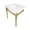 White / Brushed Brass, variant on Kingston Brass KVPB25228Q1 Monarch 25" Ceramic Console Sink with Stainless Steel Legs (8-Inch, 3-Hole), White/Polished Chrome