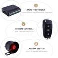 Haqieyen Folding Car Alarm System Set Oneway Security System