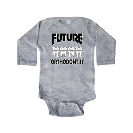 

Inktastic Future Orthodontist Baby Gift Gift Baby Boy or Baby Girl Long Sleeve Bodysuit