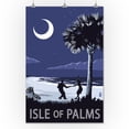 thumbnail image 3 of Isle of Palms, South Carolina, Dancers on Beach (24x36 Giclee Gallery Art Print, Vivid Textured Wall Decor), 3 of 3
