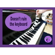 PLUM ROSE Removable Piano Keyboard Note Labels 88-Keys