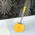 thumbnail image 4 of PISE Freestanding Yellow Toilet Brush and Holder Set, 4 of 5