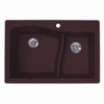 thumbnail image 2 of Swanstone Swanstone Classics 33'' x 22'' Large/Small Bowl Kitchen Sink, 2 of 2
