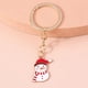 thumbnail image 4 of LLavero de Navidad de 50 estilos, lindo muñeco de nieve, árbol, calcetín, Papá Noel, ciervo, campana, regalos, llavero de coche, joyería de Año Nuevo, 4 of 4