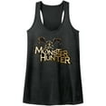 thumbnail image 1 of Monster Hunter Logo Dark Gray Women's Racerback Tank Top, 1 of 2