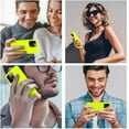 thumbnail image 2 of Designed for iPhone 13 Pro Case, Silicone Ultra Slim Shockproof Protective Phone Case with [Soft Anti-Scratch Microfiber Lining], 6.1 inch, Fluorescent Green, 2 of 13