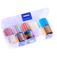 thumbnail image 2 of Kiplyki Wholesale 10 Rouleaux de Papier Transfert Holographique pour Art des Ongles, 2 of 2