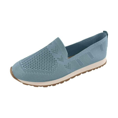

DVKOVI Trending Shoes Platform Shoes Women Women s Slip On Travel Soft Sole Comfortable Shoes Outdoor Solid Mesh Fashion Breathable Shoes Women s Slip On Shoes Light Blue 39